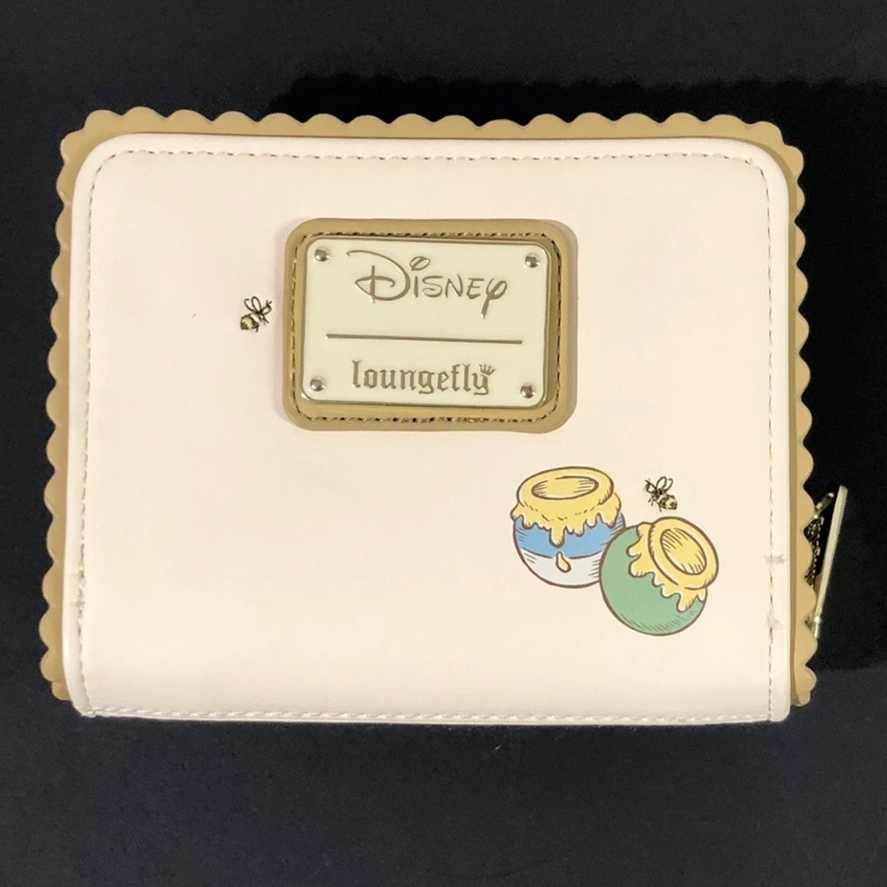Loungefly Disney Winnie the Pooh Botanical Garden 3D Flower Small Yellow Wallet - Picture 5 of 8